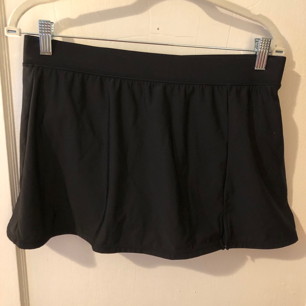 Black Swim Skort
